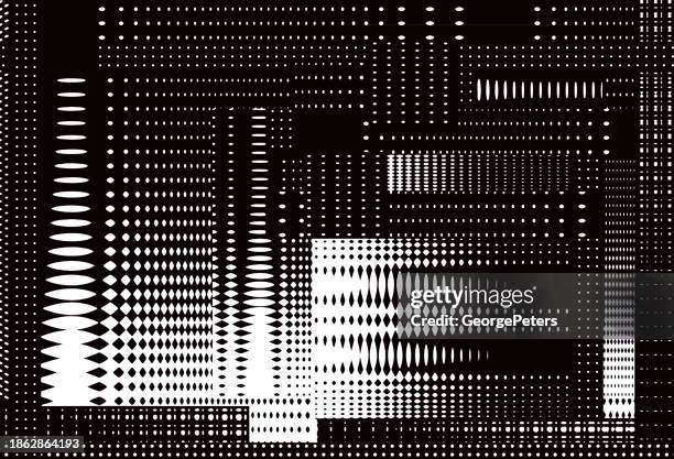 pop art patterns - recording in progress stock illustrations