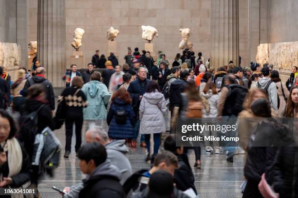 Parthenon sculptures of Ancient Greece, fragments which are collectively known as the Parthenon Marbles aka Elgin Marbles at the British Museum which...