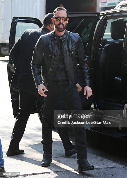 Michael Polish is seen on October 29, 2013 in New York City.