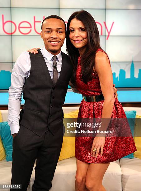 Bethenny hosts Bow Wow, Angie Martinez, Constantine Maroulis, and Michelle Buteau at the CBS Broadcast Center on October 17, 2013 in New York, United...