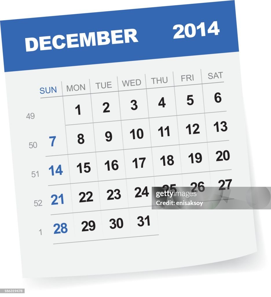 December 2014 Calendar Illustration High Res Vector Graphic Getty Images december-2014-calendar-illustration-high-res-vector-graphic-getty-images