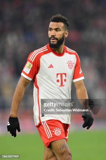 Eric Maxim Choupo-Moting of FC Bayern München looks on during the Bundesliga match between FC Bayern München and VfB Stuttgart at Allianz Arena on...