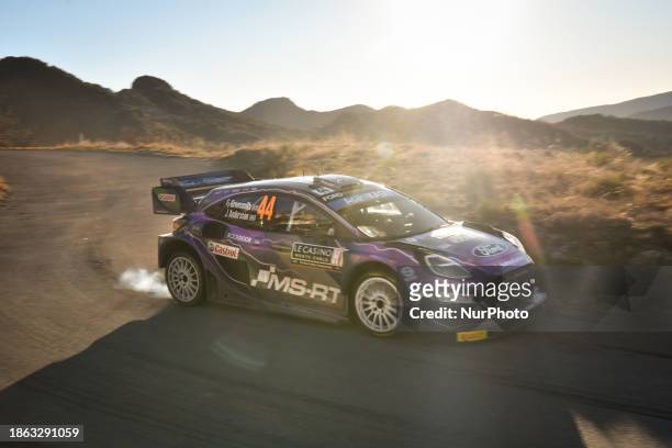 Gus Greensmith and Jonas Andersson of Team M-Sport Ford World Rally Team are facing the fourth day of the race in their Ford Puma Rally1 Hybrid at...