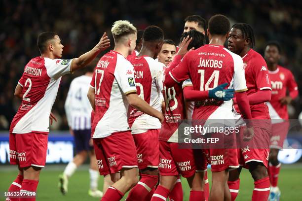 Wissam BEN YEDDER during the Ligue 1 Uber Eats match between Toulouse Football Club and Association Sportive de Monaco Football Club at Stadium de...