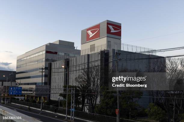 The Daihatsu Motor Co. Headquarters in Ikeda, Osaka Prefecture, Japan, on Thursday, Dec. 21, 2023. Daihatsu Motor offices were raided by the Japanese...
