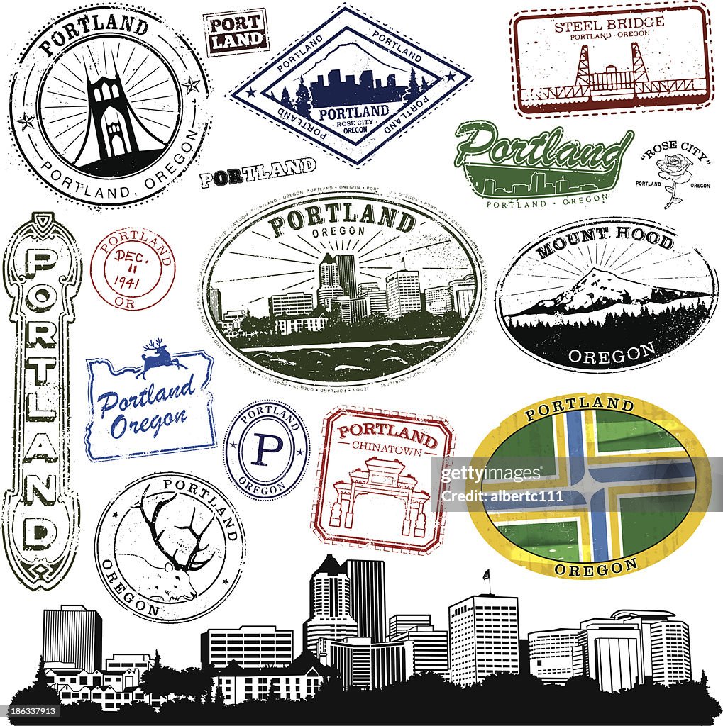 Portland Oregon Stamp Series