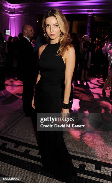 Annabelle Wallis arrives at The WGSN Global Fashion Awards at the Victoria & Albert Museum on October 30, 2013 in London, England.