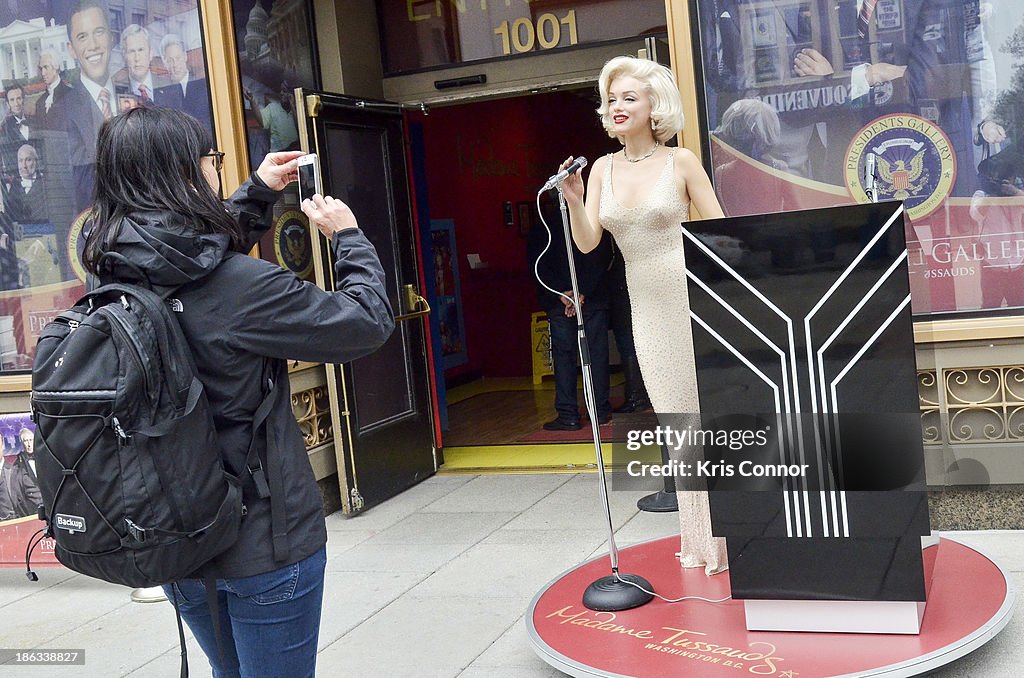 Madame Tussauds DC Marilyn Monroe Wax Figure Unveiling