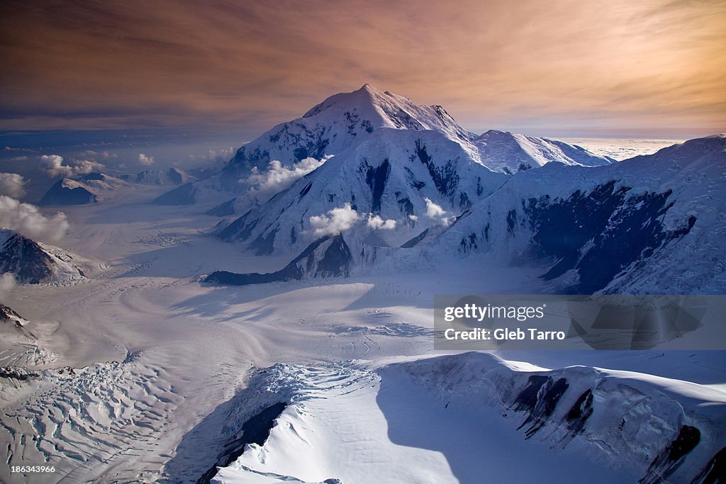 Over McKinley Alaska