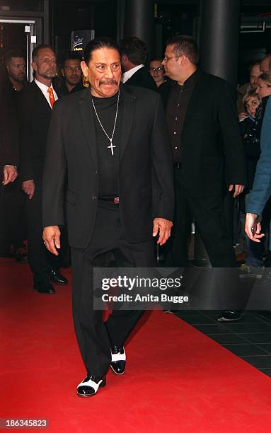 Actor Danny Trejo attends a 'Machete Kills' photocall at Cubix Alexanderplatz on October 30, 2013 in Berlin, Germany.