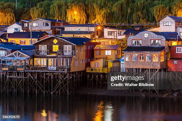 chile, chiloe island - castro chiloé island stock pictures, royalty-free photos & images