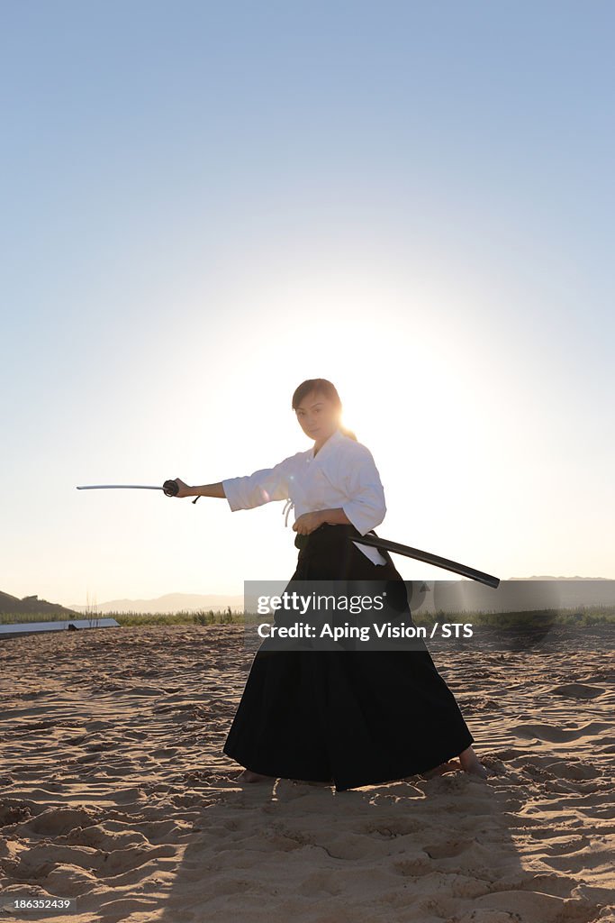 Aikido in desert