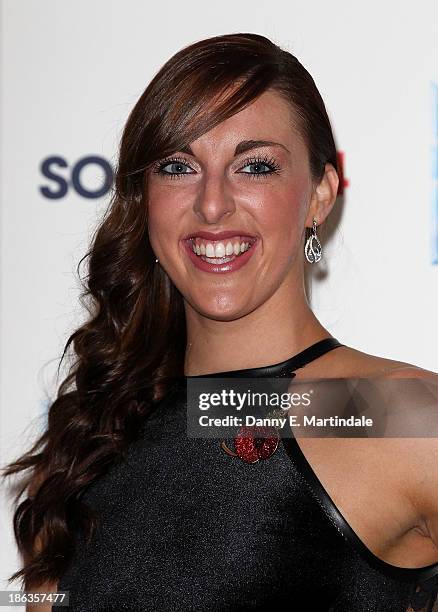 Jenna McCorkell attends the British Olympic Ball at The Dorchester on October 30, 2013 in London, England.