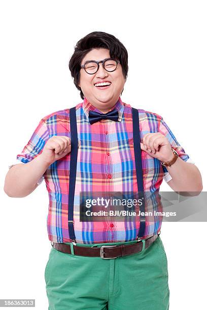 fat guy with bow tie