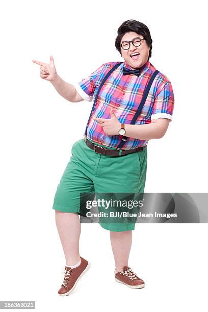 fat guy with bow tie
