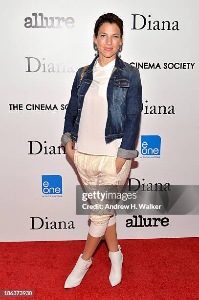 Jessica Seinfeld attends the screening of Entertainment One's "Diana" hosted by The Cinema Society With Linda Wells and Allure Magazine at SVA...