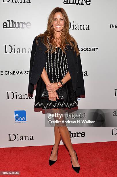 Kelly Bensimon attends the screening of Entertainment One's "Diana" hosted by The Cinema Society With Linda Wells and Allure Magazine at SVA Theater...