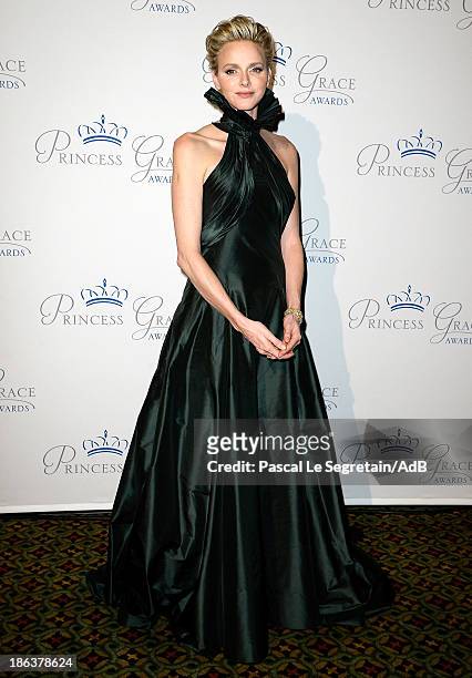 Princess Charlene of Monaco attends the 2013 Princess Grace Awards Gala at Cipriani 42nd Street on October 30, 2013 in New York City.