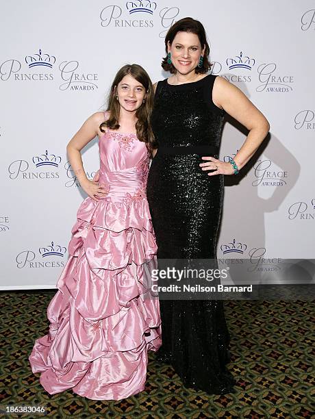 Princess Grace Foundation Executive Director Toby Boshak and Maya Eisenberg attend the 2013 Princess Grace Awards Gala at Cipriani 42nd Street on...