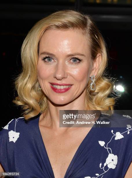 Actress Naomi Watts attends the after party of Entertainment One's "Diana" hosted by The Cinema Society with Linda Wells and Allure Magazine at The...