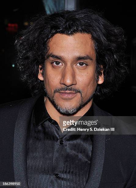 Actor Naveen Andrews attends The Cinema Society with Linda Wells & Allure Magazine premiere of Entertainment One's "Diana" after party at The Skylark...