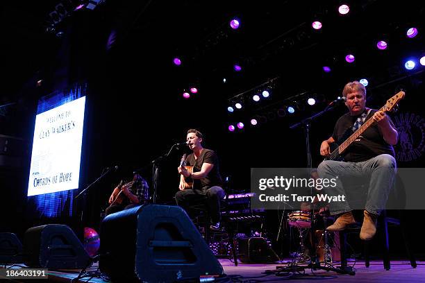 Greg Bates performs during the 4th annual Chords of Hope benefit concert at Wildhorse Saloon on October 30, 2013 in Nashville, Tennessee.