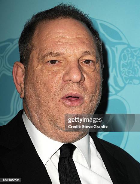 Harvey Weinstein arrives at the Oceana Partners Award Gala With Former Secretary Of State Hillary Rodham Clinton and HBO CEO Richard Pleple at Regent...