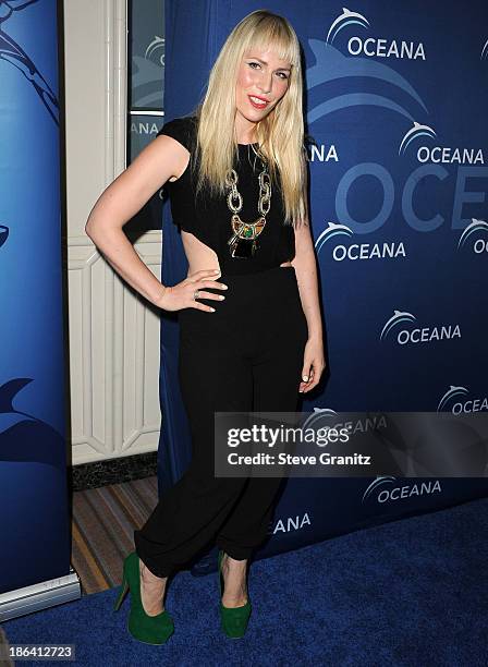 Natasha Bedingfield arrives at the Oceana Partners Award Gala With Former Secretary Of State Hillary Rodham Clinton and HBO CEO Richard Pleple at...