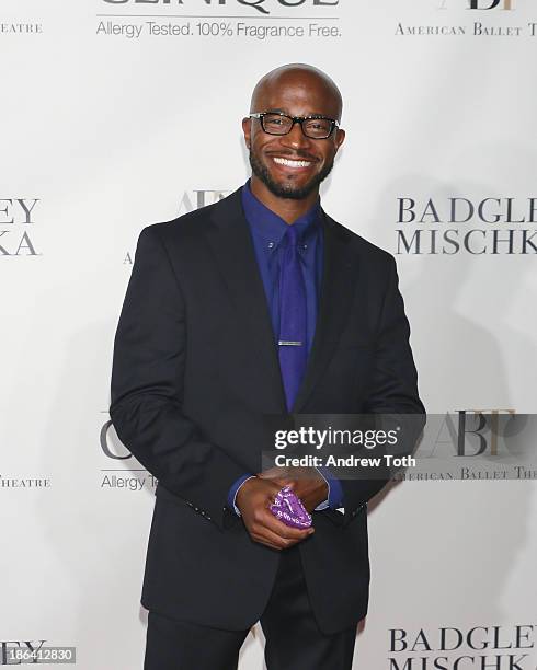 Actor Taye Diggs attends the American Ballet Theatre 2013 Opening Night Fall gala at David Koch Theatre at Lincoln Center on October 30, 2013 in New...