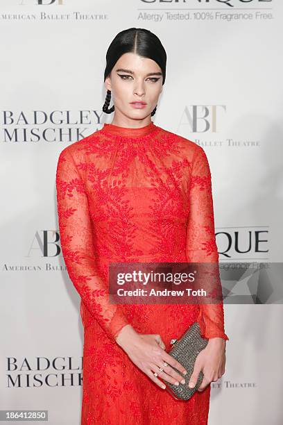 Fashion model Crystal Renn attends the American Ballet Theatre 2013 Opening Night Fall gala at David Koch Theatre at Lincoln Center on October 30,...