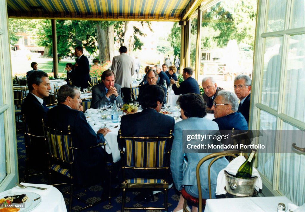 Mario Monti, Henry Kissinger, José Maria Aznar, Joaquin Navarro-Valls, Francesco