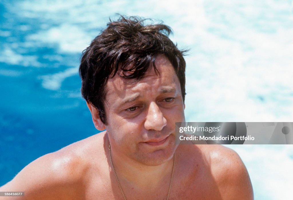 Close-up of Paolo Villaggio