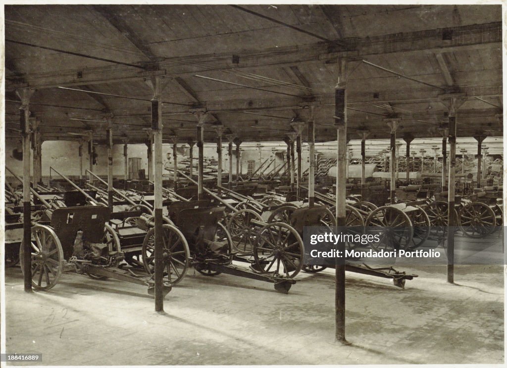 2nd army artillery warehouse - 75 mm field gun