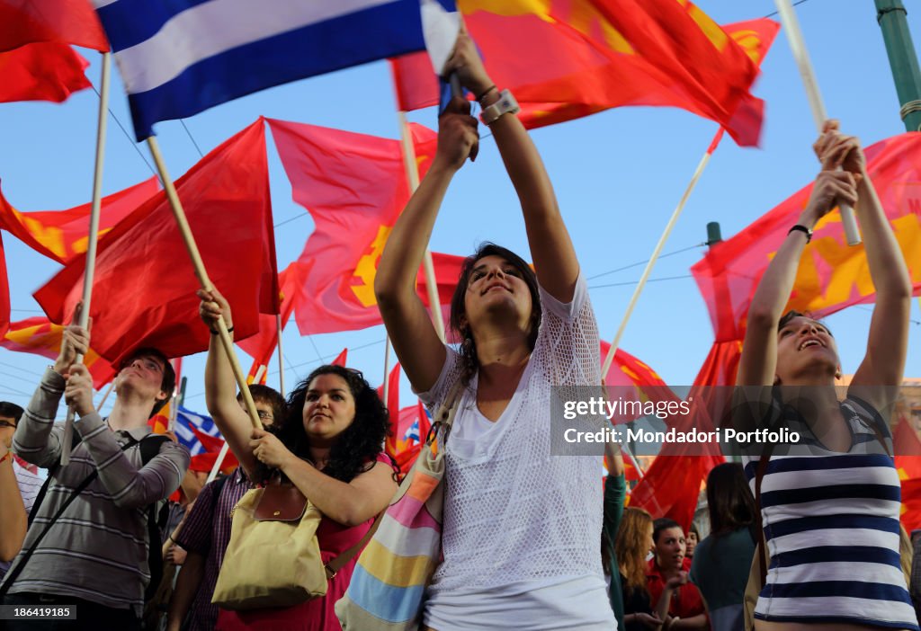 Communist Party of Greece demonstration