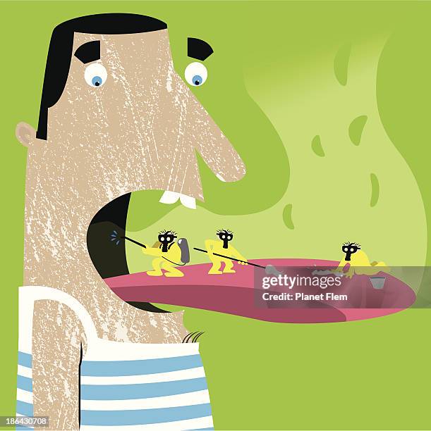 bad breath - bad breath stock illustrations