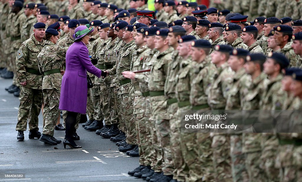 Soldiers Parade Through Malmesbury After Returning From Afghanistan