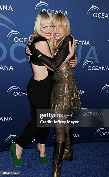 Singers Natasha Bedingfield and Carly Simon arrive at the Oceana Partners Award Gala With Former Secretary Of State Hillary Rodham Clinton and HBO...