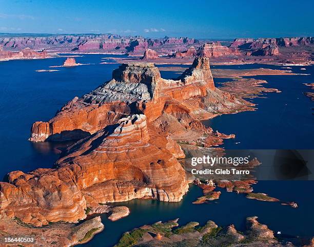 alstrom point, lake powell - lake powell - fotografias e filmes do acervo