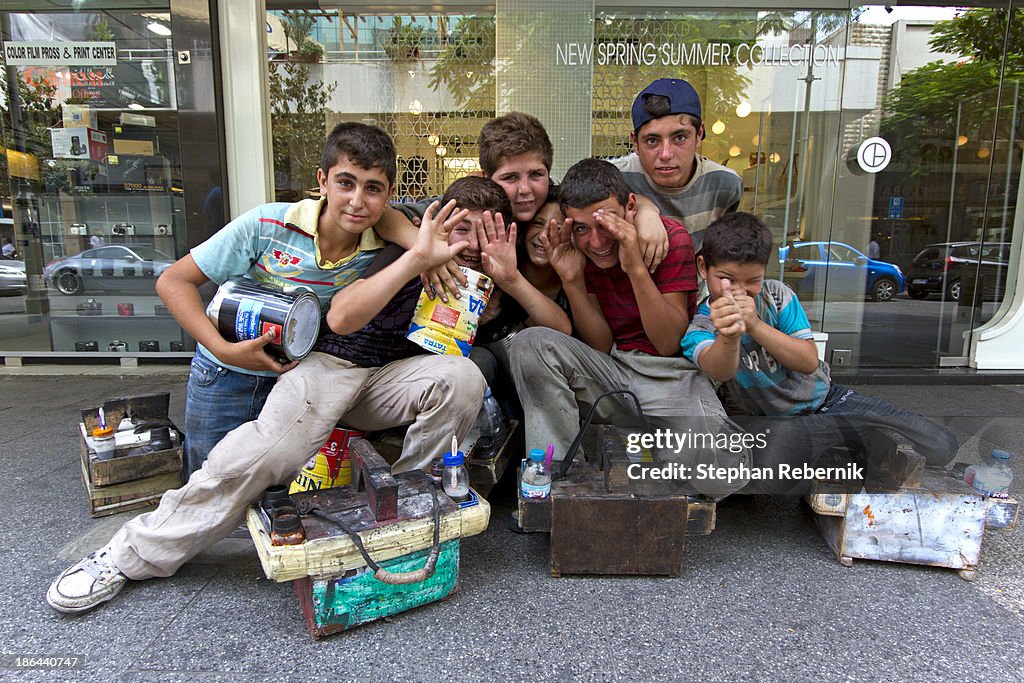 The Gathering Of The Shoe Shiners