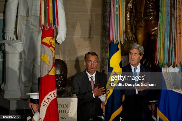 Oct 30: The U.S. Congress holds a ceremony to dedicate a bust of the late Prime Minister of the United Kingdom Winston Churchill, who became an...