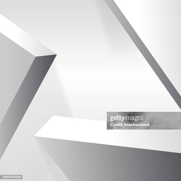 3d background products minimal podium scene with the geometric platform. - plain studio background stock illustrations