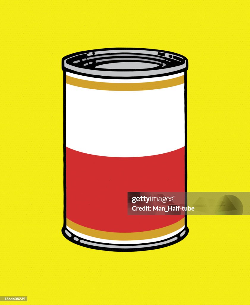 Pop Art Tin Can