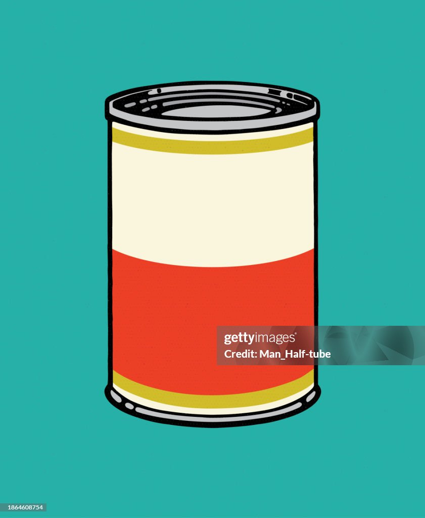 Pop Art Tin Can