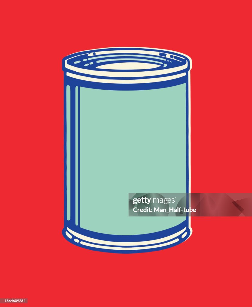 Pop Art Tin Can