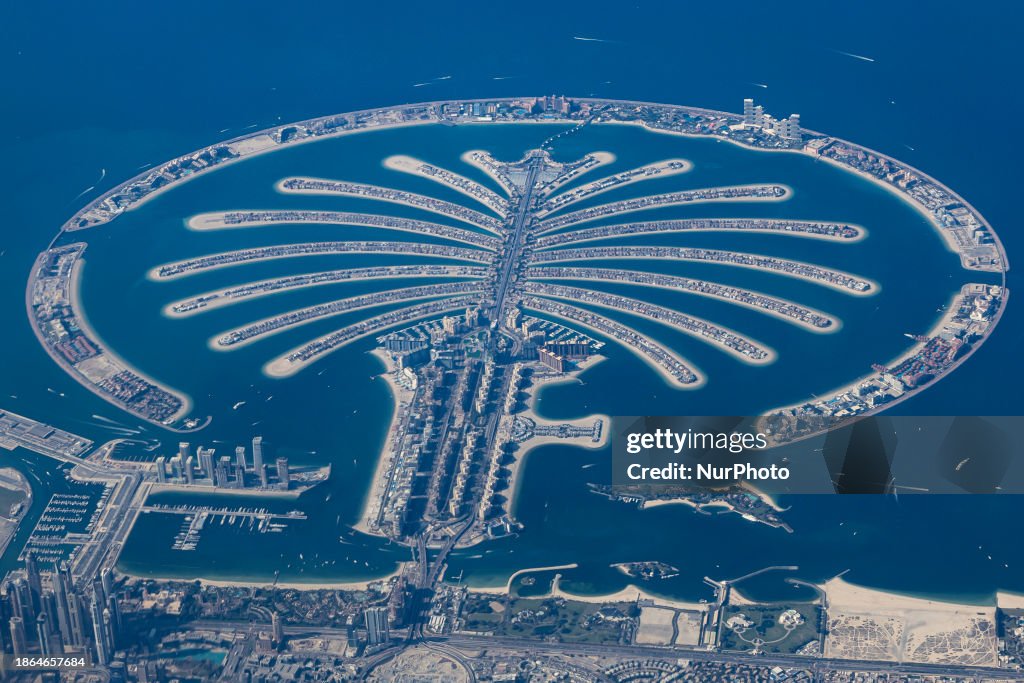 Aerial View Of Palm Jumeirah