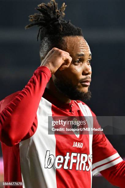 Chidera Ejuke of Antwerp pictured during a football game between Royal Antwerp FC and RSC Anderlecht on match day 18 of the Jupiler Pro League season...