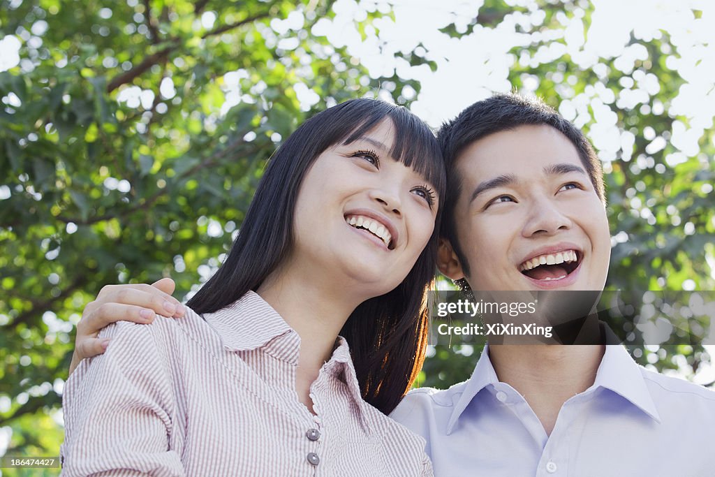 Young Couple Embracing