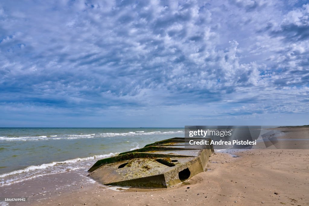 Utah Beach in Normandy, France
