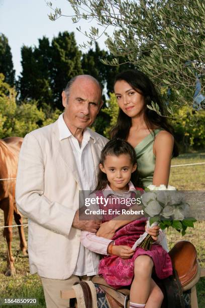 Mariage de l’acteur français Guy Marchand avec le mannequin d’origine russe Adelina Khamaganova à Eygalières en 2006.