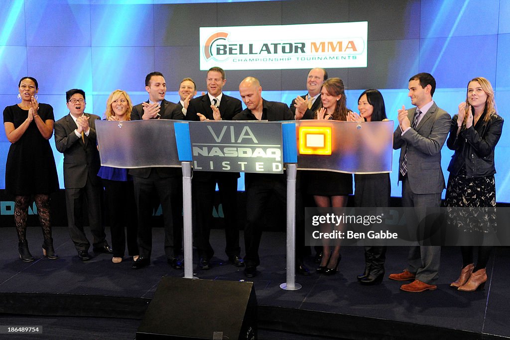 Viacom With Spike TV's "Bellator" Ring The NASDAQ Closing Bell